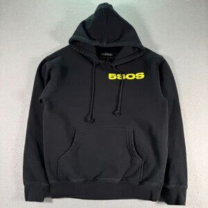 5SOS Hoodie Sweatshirt Adult Small Black Fleece Graphic Australian Band Music